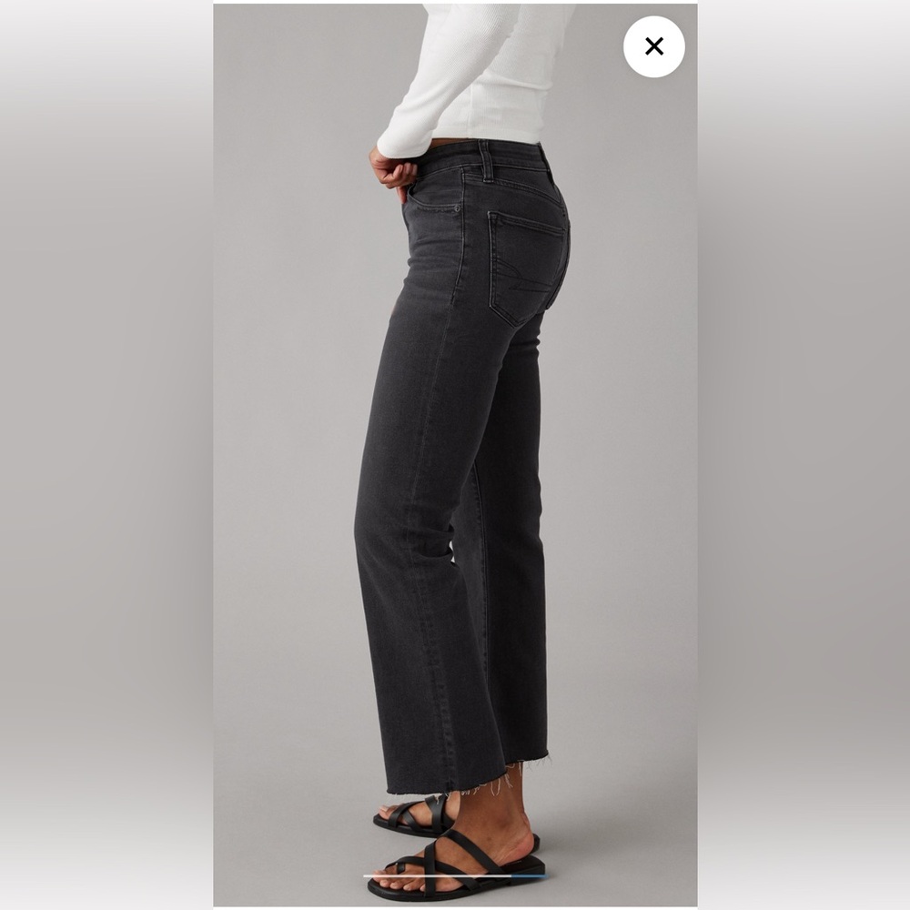 American Eagle Kick Boot Crop Jeans in vintage black - Picture 8 of 8